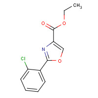 885274-70-4 ethyl 2-(2-chlorophenyl)-1,3-oxazole-4-carboxylate chemical structure
