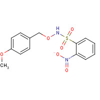 1384122-86-4 N-[(4-methoxyphenyl)methoxy]-2-nitrobenzenesulfonamide chemical structure