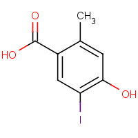 201810-63-1 4-hydroxy-5-iodo-2-methylbenzoic acid chemical structure