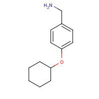 100617-42-3 (4-cyclohexyloxyphenyl)methanamine chemical structure