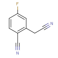 1000540-75-9 2-(cyanomethyl)-4-fluorobenzonitrile chemical structure
