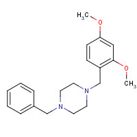 355396-01-9 1-benzyl-4-[(2,4-dimethoxyphenyl)methyl]piperazine chemical structure