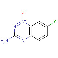 18671-92-6 7-chloro-1-oxido-1,2,4-benzotriazin-1-ium-3-amine chemical structure