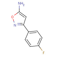 81465-82-9 3-(4-fluorophenyl)-1,2-oxazol-5-amine chemical structure