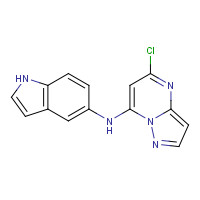 1180526-62-8 5-chloro-N-(1H-indol-5-yl)pyrazolo[1,5-a]pyrimidin-7-amine chemical structure