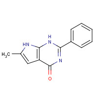 760160-33-6 6-methyl-2-phenyl-1,7-dihydropyrrolo[2,3-d]pyrimidin-4-one chemical structure