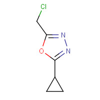 915924-77-5 2-(chloromethyl)-5-cyclopropyl-1,3,4-oxadiazole chemical structure