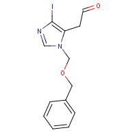 949492-70-0 2-[5-iodo-3-(phenylmethoxymethyl)imidazol-4-yl]acetaldehyde chemical structure