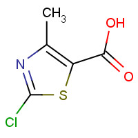 40003-48-3 2-chloro-4-methyl-1,3-thiazole-5-carboxylic acid chemical structure