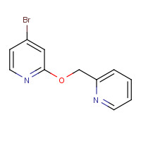 1610521-31-7 4-bromo-2-(pyridin-2-ylmethoxy)pyridine chemical structure