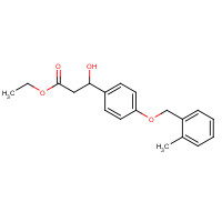1202576-93-9 ethyl 3-hydroxy-3-[4-[(2-methylphenyl)methoxy]phenyl]propanoate chemical structure