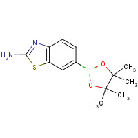 1244041-62-0 6-(4,4,5,5-tetramethyl-1,3,2-dioxaborolan-2-yl)-1,3-benzothiazol-2-amine chemical structure