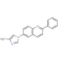 1201902-19-3 6-(4-methylimidazol-1-yl)-2-phenylquinoline chemical structure