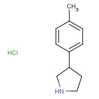 1187172-68-4 3-(4-methylphenyl)pyrrolidine;hydrochloride chemical structure