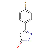 264208-45-9 3-(4-fluorophenyl)-1,4-dihydropyrazol-5-one chemical structure
