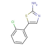 73040-63-8 5-(2-chlorophenyl)-1,3-thiazol-2-amine chemical structure