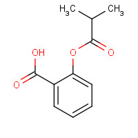77836-44-3 2-(2-methylpropanoyloxy)benzoic acid chemical structure