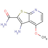 868065-49-0 3-amino-4-methoxythieno[2,3-b]pyridine-2-carboxamide chemical structure