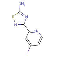 1179361-24-0 3-(4-iodopyridin-2-yl)-1,2,4-thiadiazol-5-amine chemical structure