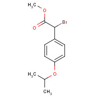 449779-83-3 methyl 2-bromo-2-(4-propan-2-yloxyphenyl)acetate chemical structure