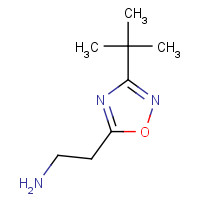 944896-81-5 2-(3-tert-butyl-1,2,4-oxadiazol-5-yl)ethanamine chemical structure
