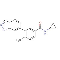651780-03-9 N-cyclopropyl-3-(1H-indazol-6-yl)-4-methylbenzamide chemical structure