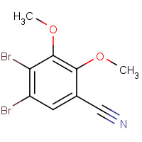 1017781-41-7 4,5-dibromo-2,3-dimethoxybenzonitrile chemical structure