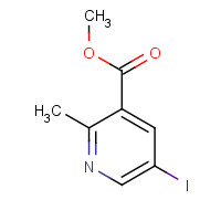 1211519-61-7 methyl 5-iodo-2-methylpyridine-3-carboxylate chemical structure