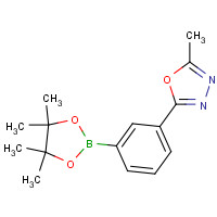 1119090-20-8 2-methyl-5-[3-(4,4,5,5-tetramethyl-1,3,2-dioxaborolan-2-yl)phenyl]-1,3,4-oxadiazole chemical structure