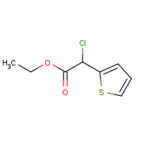 81265-17-0 ethyl 2-chloro-2-thiophen-2-ylacetate chemical structure