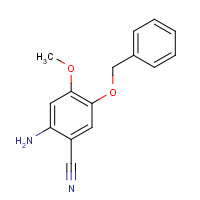 192869-57-1 2-amino-4-methoxy-5-phenylmethoxybenzonitrile chemical structure