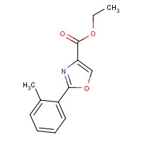 885274-61-3 ethyl 2-(2-methylphenyl)-1,3-oxazole-4-carboxylate chemical structure