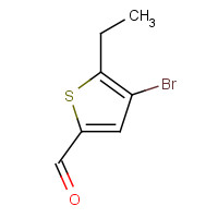 36880-34-9 4-bromo-5-ethylthiophene-2-carbaldehyde chemical structure