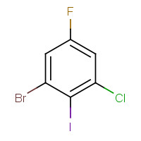 1000577-66-1 1-bromo-3-chloro-5-fluoro-2-iodobenzene chemical structure