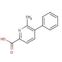 762187-08-6 6-methyl-5-phenylpyridine-2-carboxylic acid chemical structure