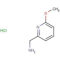 95851-89-1 (6-methoxypyridin-2-yl)methanamine;hydrochloride chemical structure