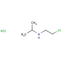 6306-61-2 N-(2-chloroethyl)propan-2-amine;hydrochloride chemical structure