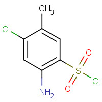 104613-64-1 2-amino-4-chloro-5-methylbenzenesulfonyl chloride chemical structure