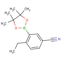 1448869-99-5 4-ethyl-3-(4,4,5,5-tetramethyl-1,3,2-dioxaborolan-2-yl)benzonitrile chemical structure