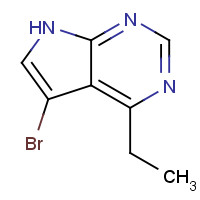 1168106-51-1 5-bromo-4-ethyl-7H-pyrrolo[2,3-d]pyrimidine chemical structure