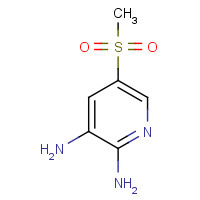 1192251-90-3 5-methylsulfonylpyridine-2,3-diamine chemical structure