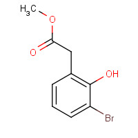 628331-74-8 methyl 2-(3-bromo-2-hydroxyphenyl)acetate chemical structure