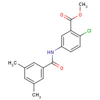 942631-58-5 methyl 2-chloro-5-[(3,5-dimethylbenzoyl)amino]benzoate chemical structure