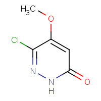 114333-03-8 3-chloro-4-methoxy-1H-pyridazin-6-one chemical structure