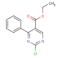 113271-89-9 ethyl 2-chloro-4-phenylpyrimidine-5-carboxylate chemical structure