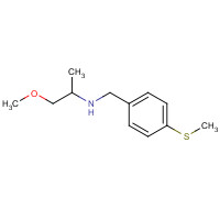 436099-59-1 1-methoxy-N-[(4-methylsulfanylphenyl)methyl]propan-2-amine chemical structure