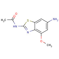 314033-54-0 N-(6-amino-4-methoxy-1,3-benzothiazol-2-yl)acetamide chemical structure