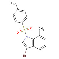 887338-40-1 3-bromo-7-methyl-1-(4-methylphenyl)sulfonylindole chemical structure