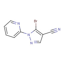 1269290-97-2 5-bromo-1-pyridin-2-ylpyrazole-4-carbonitrile chemical structure