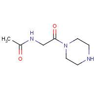1018557-40-8 N-(2-oxo-2-piperazin-1-ylethyl)acetamide chemical structure
